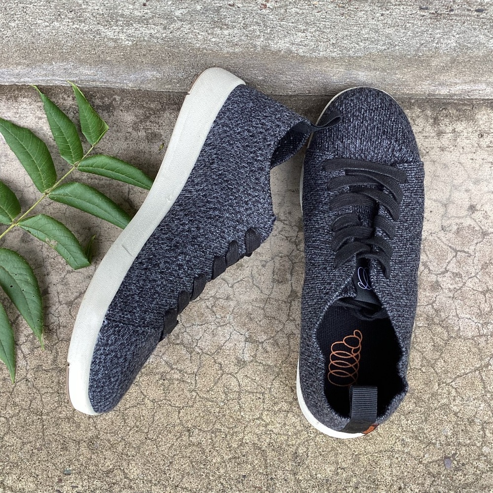Woolloomooloo‎ Australian Darwin Merino Wool Comfort Sneakers, Charcoal Size 7